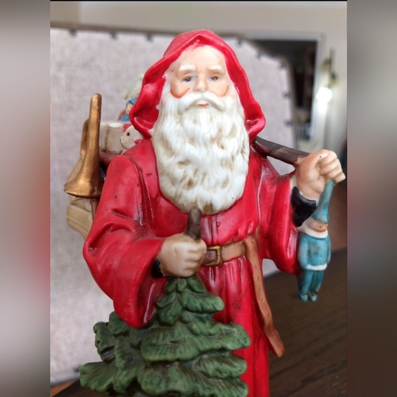 Rare Retired Vintage 1987 The Gifted Line, John Grossman Santa Figurine Enesco - Picture 2 of 9
